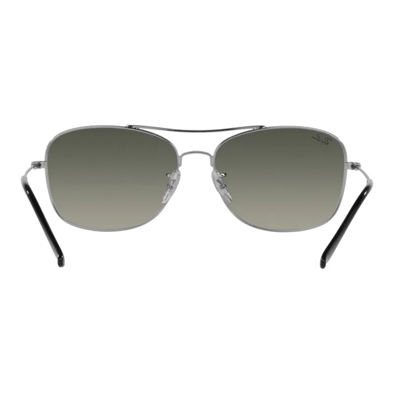 RayBan Metal Aviator Sunglasses Unisex Silver-3