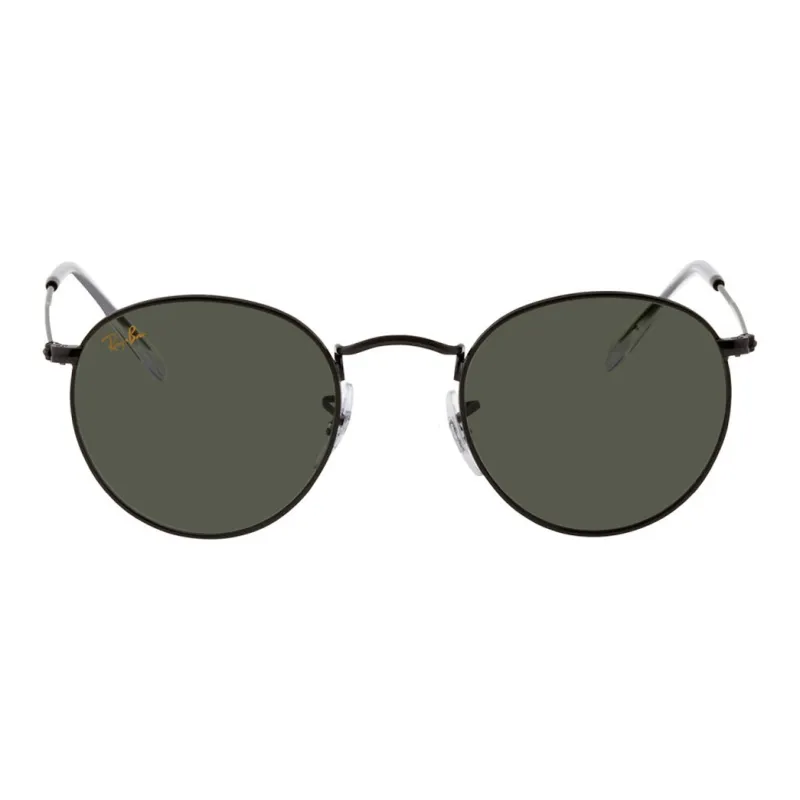 RayBan Metal Oval Sunglasses Unisex Black-0