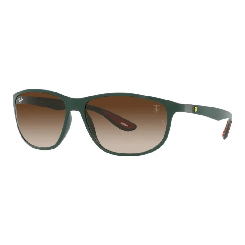 RayBan Square Sunglasses Unisex Green-1