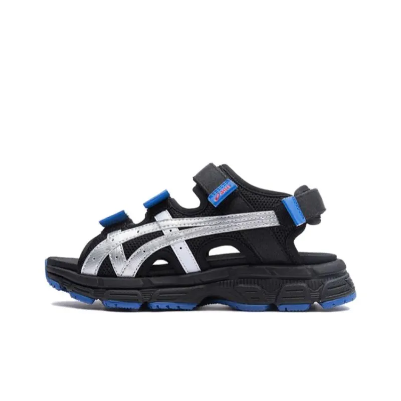 Asics KAHANA SD 2 Anti Kick Children's Sandals Black Blue Teenagers-0
