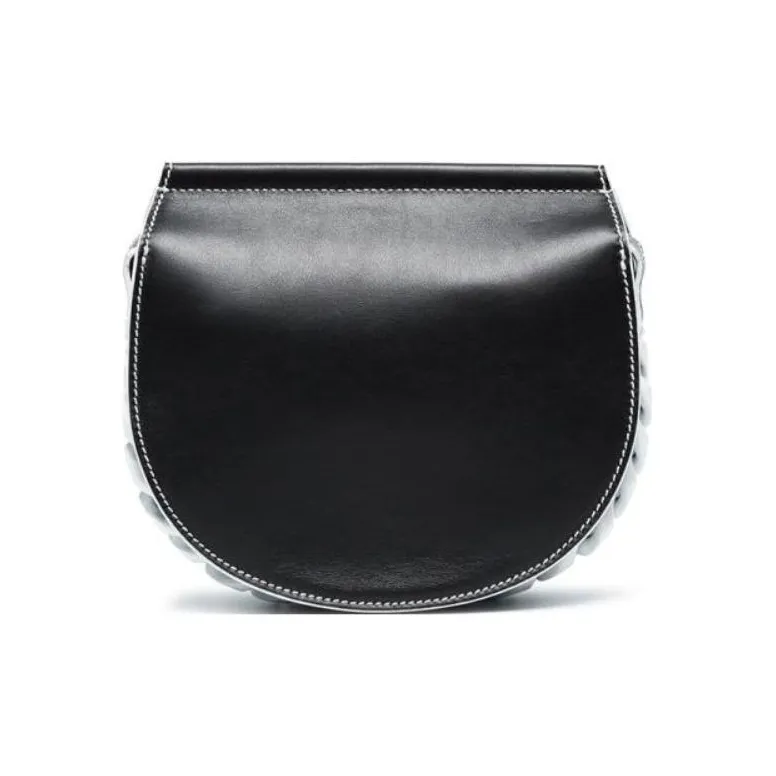 GIVENCHY Calfskin Saddle Bag Shoulder Bag Crossbody Bag Women's Black-2