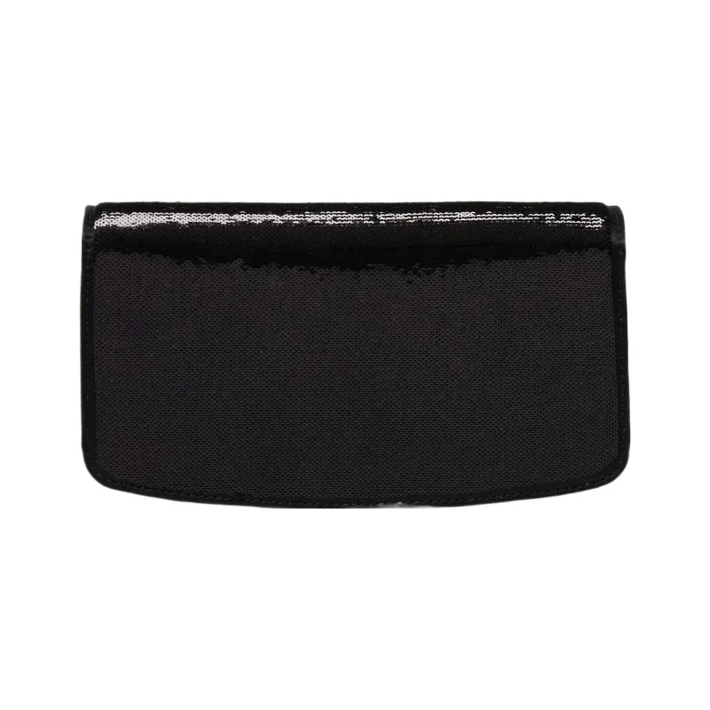 Stella McCartney S-Wave Recycled Polyester Wallet Mini Women's Black-2