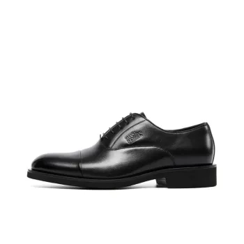STEVE MADDEN Dress Shoes Men Low Top Black/Dark Coffee