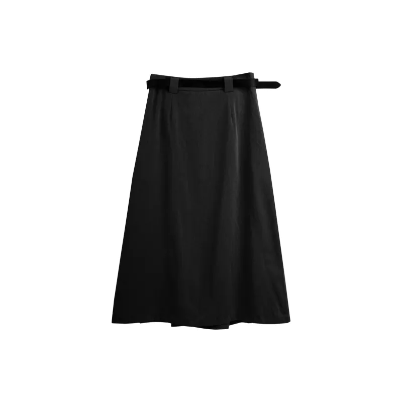 Olrain Skirt Spring Model Women's Gray-8