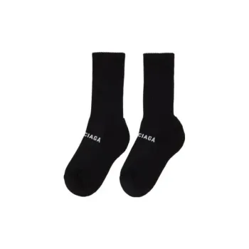 Balenciaga Mid-Calf Socks Women's 1 Pack Black