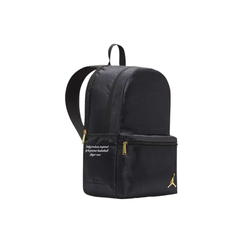 Jordan Satin Nylon Backpack Regular Unisex Black-2