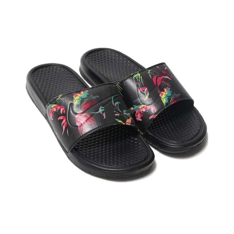 Nike Benassi Jdi Print Slide 'Black Tropical'-2