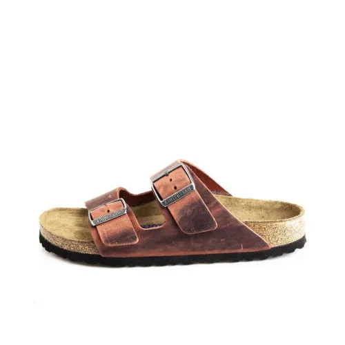 Birkenstock Arizona Series Slide Slippers Women's Earth Red