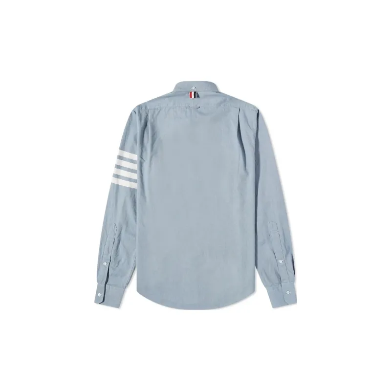 THOM BROWNE 4 Bar Button down Shirt-1