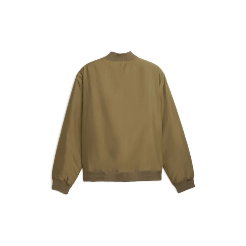 PUMA SQUAD Bomber Jacket Jacket Men's Coffee-1