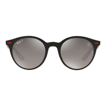 RayBan Round Sunglasses Unisex Black