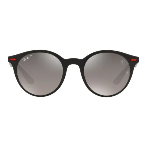 RayBan Round Sunglasses Unisex Black