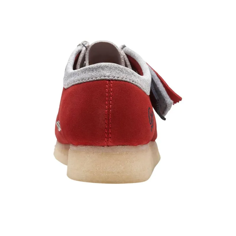Clarks Originals Wallabee Vcy Combi Red Grey-3