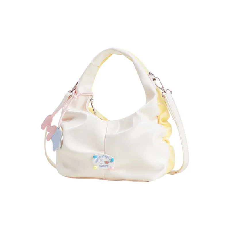 Miffy Denim Handbag Shoulder Bag Women's Yellow/Blue-1