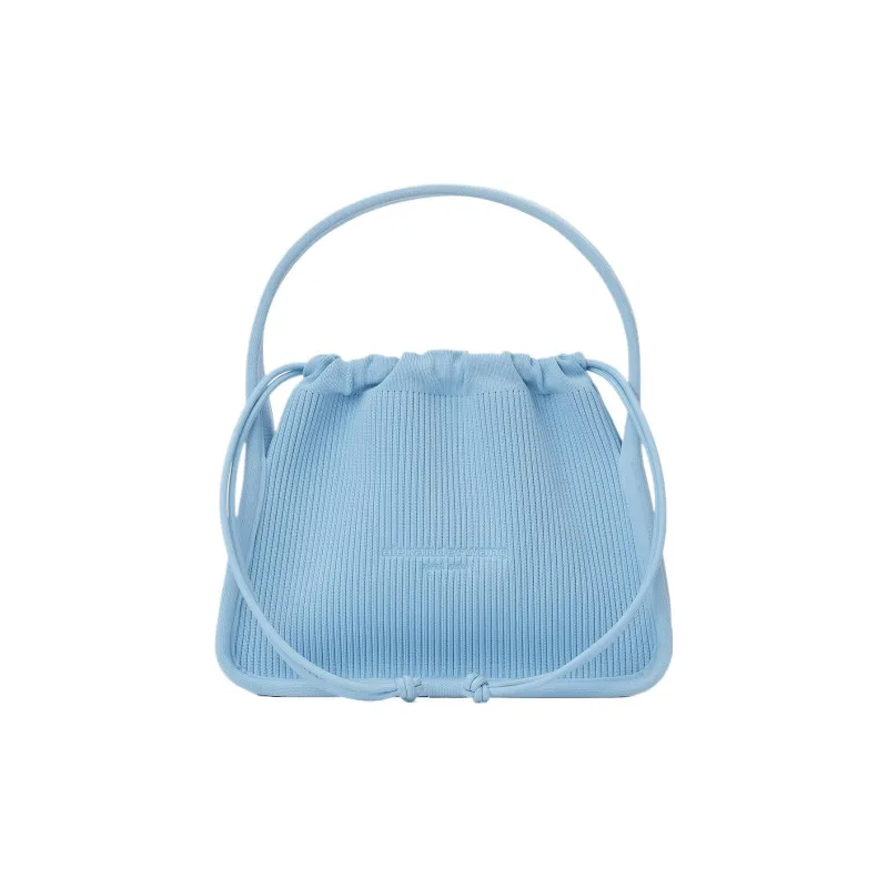 Alexander Wang Ryan Polyester One Shoulder Handbags Small Size Women's Teal-0
