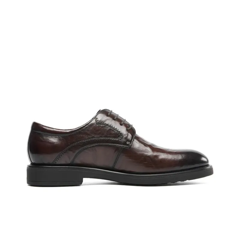 STEVE MADDEN Dress Shoes Men Low Top Black/Brown-7