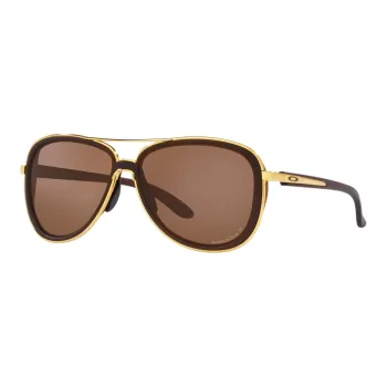 Oakley Plastic Metal Aviator Sunglasses Women's Brown