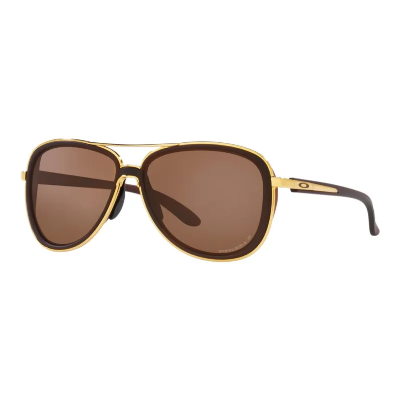 Oakley Plastic Metal Aviator Sunglasses Women's Brown-0