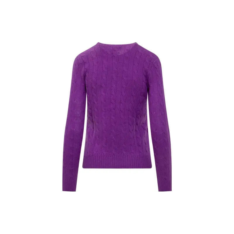 Polo Ralph Lauren Pony Embroidered Cable Knit Jumper-1