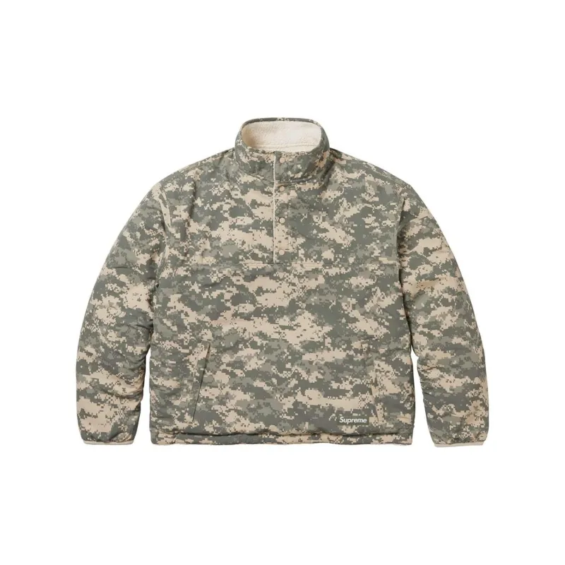 Supreme Polartec Shearling Reversible Pullover-27