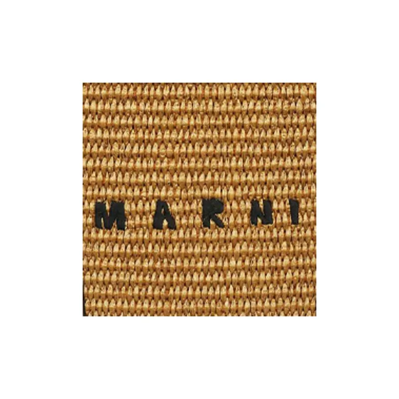 MARNI Calfskin Crossbody Bags Cell Phone Pouch Women's Brown-4