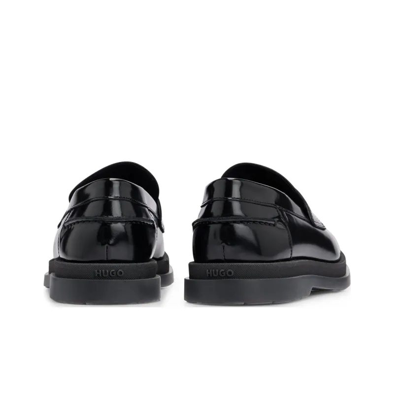HUGO BOSS Penny Loafers Men's Black-3