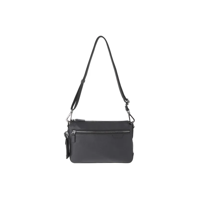 TUMI TUMI-Harrison Natural Leather Crossbody Bag Shoulder Bag Unisex Black-2