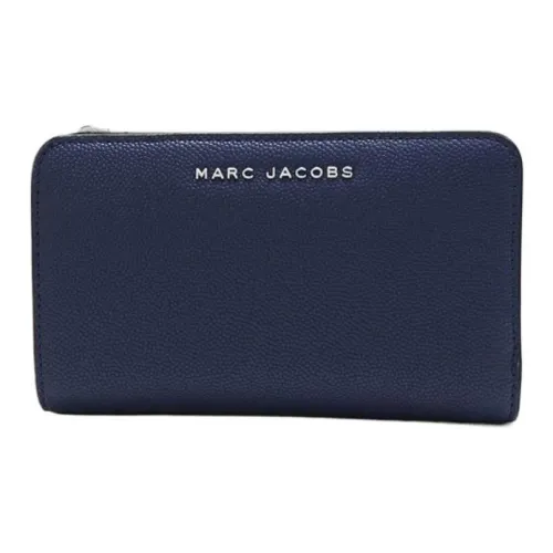 MARC JACOBS Polyurethane And Polyester Blend Wallet Women's Blue
