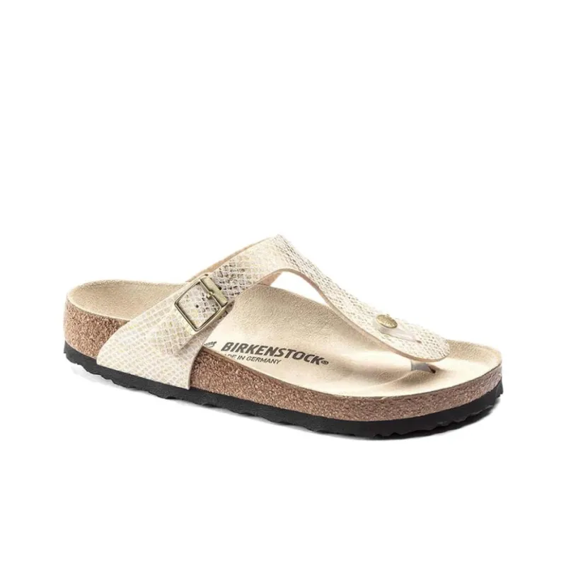 Birkenstock Slip-Resistant Flip Flops Women's Beige-1