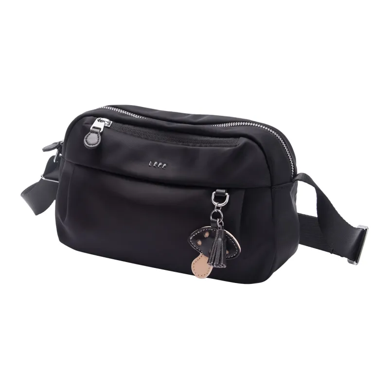 LEFF Fabric Handbag, Shoulder Bag, Crossbody Bag Women's Black-1