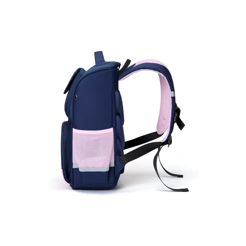 V.NINE Fabric Backpack Backpack Large Size Unisex Cambridge Blue & Red/Pink-7