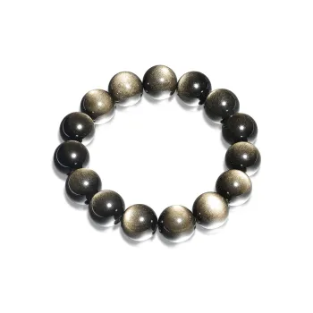 Yeon yun Jewelry Obsidian Jade Bracelets Unisex