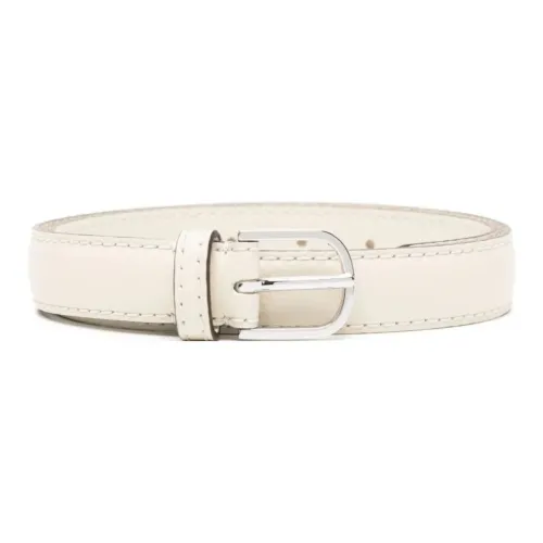Toteme Carved Logo Pin Buckle Women's White Width: 2.5CM