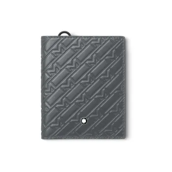 MONTBLANC M_Gram 4810 Leather Wallet Regular Men's Elegant Gray