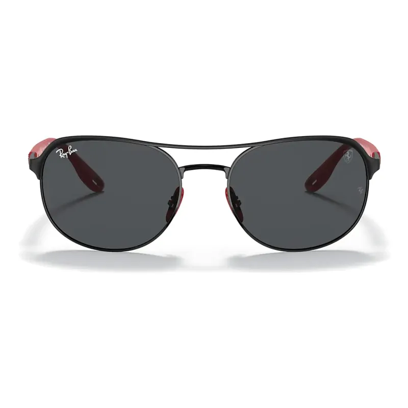RayBan Irregular Shape Sunglasses Unisex Black-1