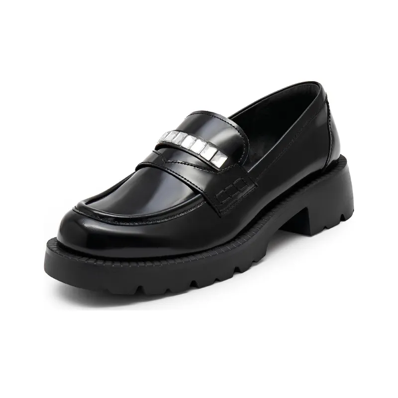 Staccato Loafers 4cm Women's Black-1