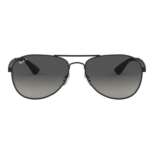 RayBan Irregular Shape Sunglasses Unisex Black