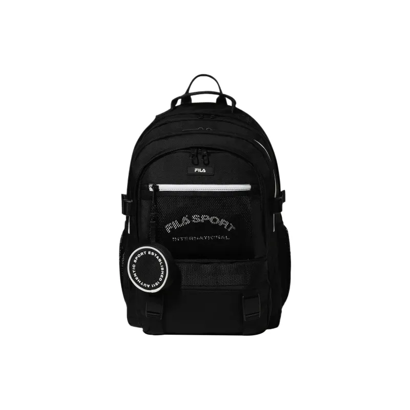 FILA Polyester Backpack Regular Unisex Black-0