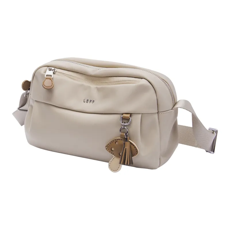 LEFF Fabric Handbag, Shoulder Bag, Crossbody Bag Women's Black-6
