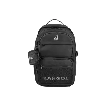 KANGOL Nylon Backpack Unisex Black
