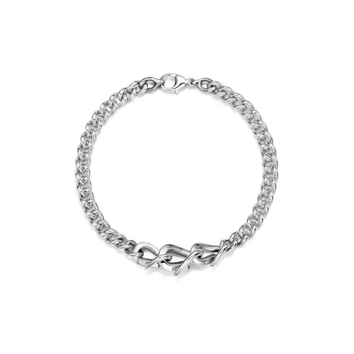 TIFFANY & CO. 925 Sterling Silver Bracelets Unisex Silver