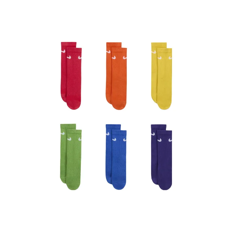 Nike Kids' Apparel Crew Socks 6 Pairs Knee-High Socks Kids' 6 Pack-1