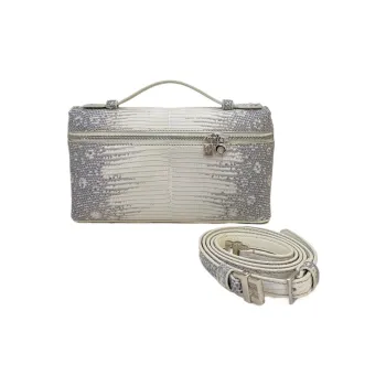 Loro Piana ExtraPocket Himalayan Lizard Skin Handbag Shoulder Bag Crossbody Bag Women's Original