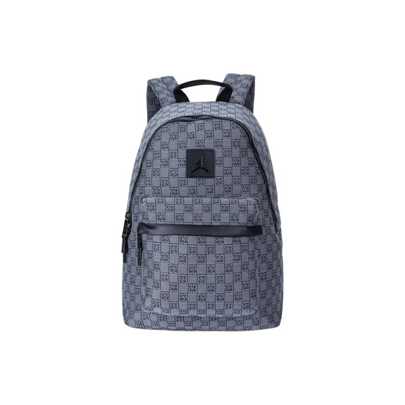 Jordan Polyester Backpack Medium Size Unisex Gray/Smoke Gray-0
