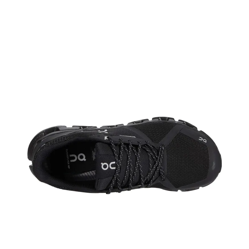 On Running Cloudflyer Waterproof Black Lunar Women's-2