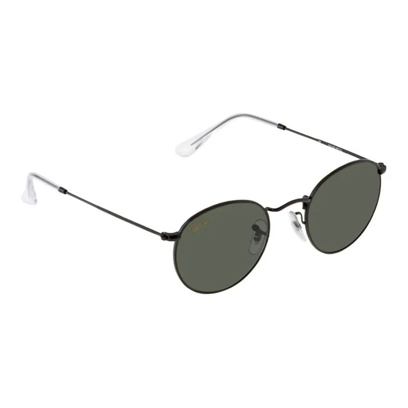 RayBan Metal Oval Sunglasses Unisex Black-1