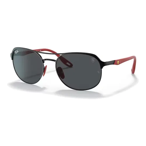 RayBan Irregular Shape Sunglasses Unisex Black