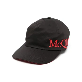 Alexander McQueen Logo Embroidered Baseball Cap