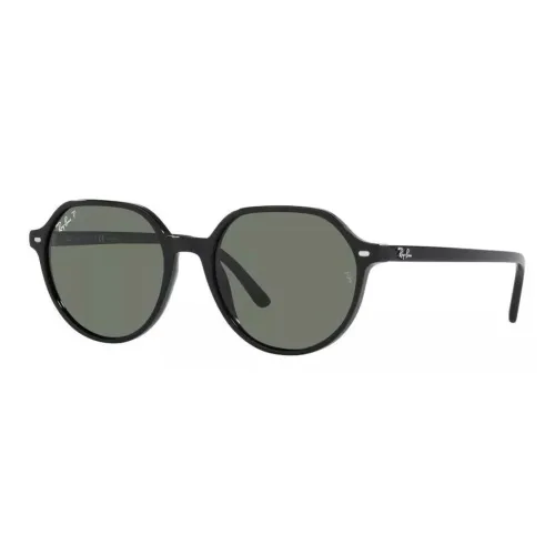 RayBan Acrylic Round Sunglasses Mens Black