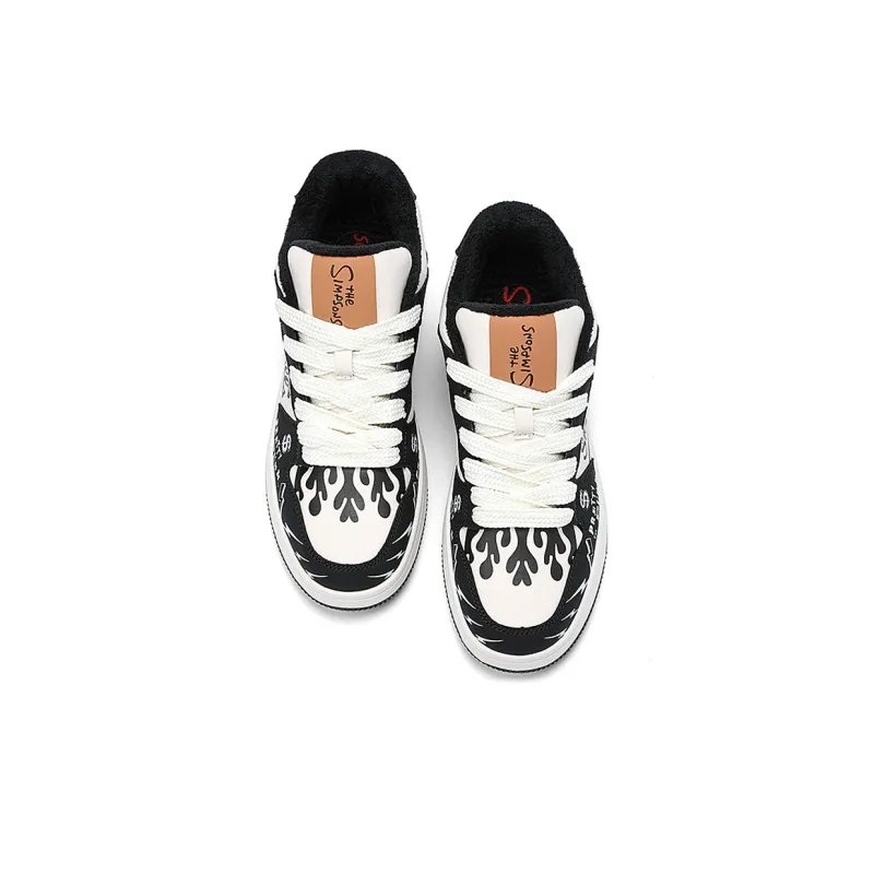 The Simpsons Low Top Skateboard Shoes Unisex-19